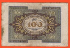 Německo - 100 Mark 1.11.1920 - série J-L