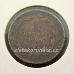 1 Krejcar 1780 W