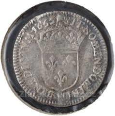 Francie - 1/12 ecu (10 soles) 1662