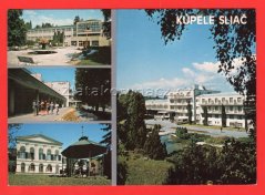 Sliač - promenáda, liečebny dom, liečivy prameň