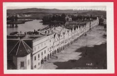 Telč (lidé, podloubí)