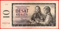 Československo - 10 korún - 1960 J 61