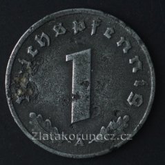 Německo - 1 Reichspfennig 1942 A