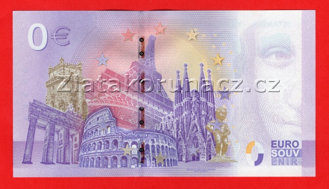 0 Euro souvenir - Istambul . Yerebatan Sarnici