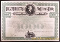 USA - The New York Central and Hudson River Railroad Company - zelená