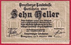 Bregenz - 10 haléřů - 1919