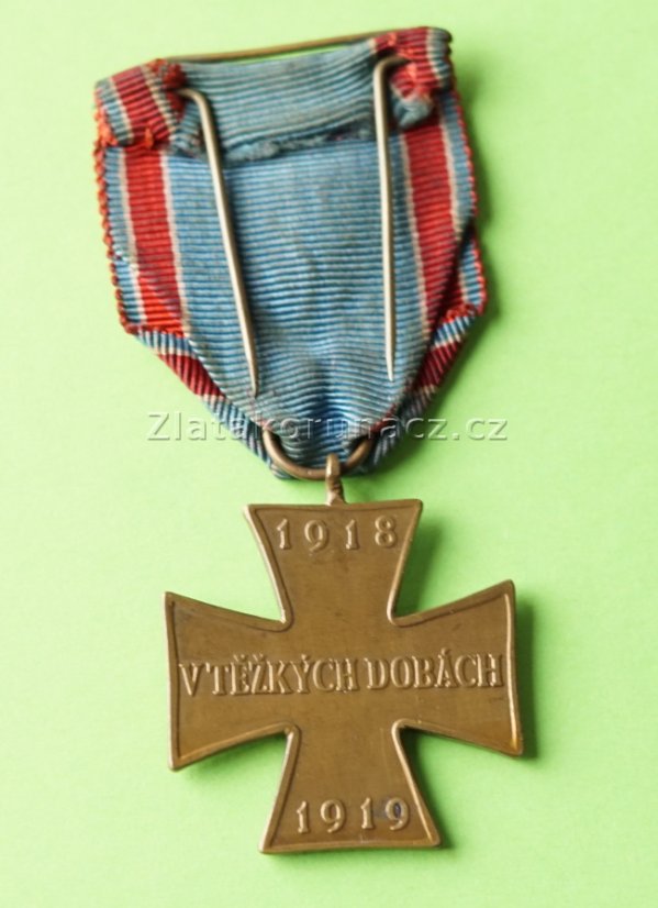 Pamětní medaile Československého dobrovolce z let 1918 - 1919