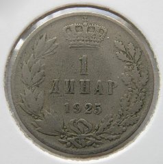Jugoslávie - 1 dinar 1925