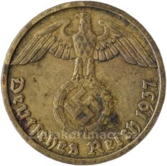 Německo - 10 Reichspfennig 1937 D