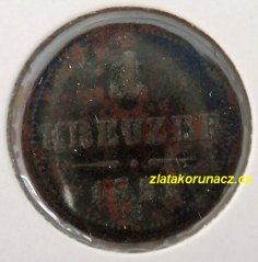 1 krejcar F.J.I.-1851 B
