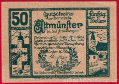 Altmünster - 50 haléřů - 1920