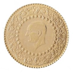 Zlatá mince - Turecko - 50 Kurush 1971