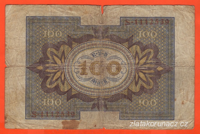Německo - 100 Mark 1.11.1920 - série S-E