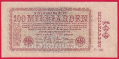 Německo - 100 Milliarden mark 5.11.1923 - série P