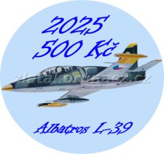 2025 - 500Kč Cvičný letoun Aero L-39 Albartos Proof