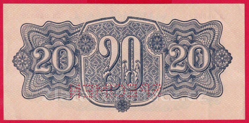 20 korun 1944 série EH perf.