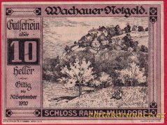 Spitz an der Donau - 10 haléřů - 1920 - fialová