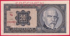 20 Korun 1926 Fg