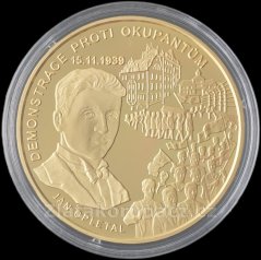 Demonstrace proti okupantům - Jan Opletal 15.11.1939