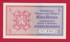 1 koruna 1940 B 049