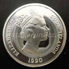 Cook Islands - 10 dollars 1990 - Tiger