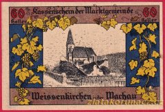 Weissenkirchen - 60 haléřů - 1920 - barevná