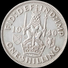 Anglie - 1 shilling 1940