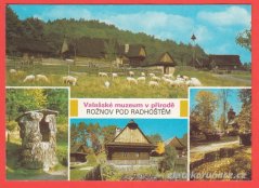 Rožnov pod Radhoštěm-Val.muzeum na podzim,ovce