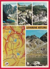 Vysoké Tatry - Litvorová Kotlina mapka