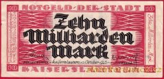 Kaiserslautern - 10 miliard marek - 1923