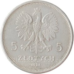 Polsko - 5 zlotych 1928