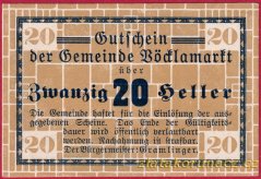 Vöcklamarkt - 20 haléřů