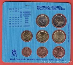 sada Euro - Španělsko - 2001