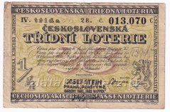 Los - 30 kč - 28. Československá třídní loterie IV. - C r.1933