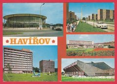 Havířov - aut. nádraží, třída A. Zápotockého, náměstí, Merkur, zimní stad.