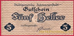 Schwanenstadt - 5 haléřů - 1920