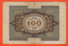 Německo - 100 Mark 1.11.1920 - série P-X