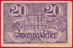 Linz - 20 haléřů - 1920 - fialová