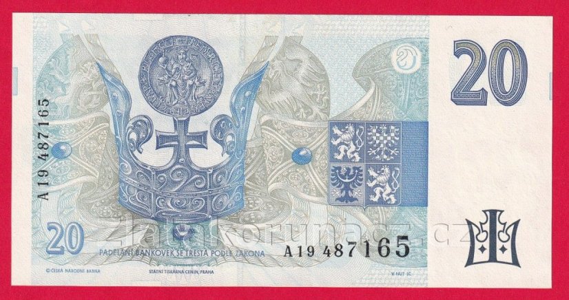 Česká republika - 20 korun 1994 A 19