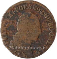 1/2 krejcar 1812 S
