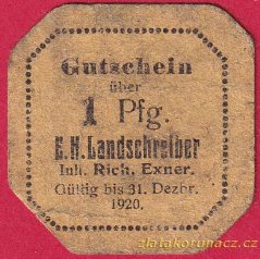 E. H. Landschreiber - 1 pfennig - 1920