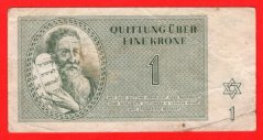 1 K - Terezínská poukázka A 009