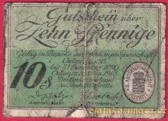 Oelsnitz - 10 pfennig - 1920