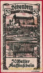 Sitzenberg - 50 haléřů - 1920