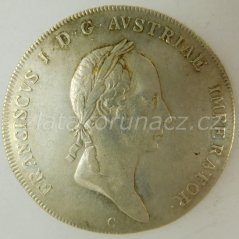 1 tolar konvenční 1826 C