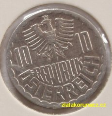Rakousko - 10 groschen 1982