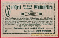 Gramastetten - 10 haléřů - 1920