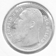 Belgie - 1 frank 1909 Belges