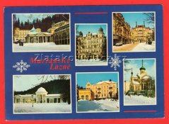 Mariánské Lázně - pohled na Lázně v zimě