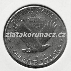 USA  - 1/4 dollar 1929 - dobová kopie?